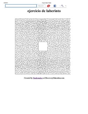 ejercicio laberinto