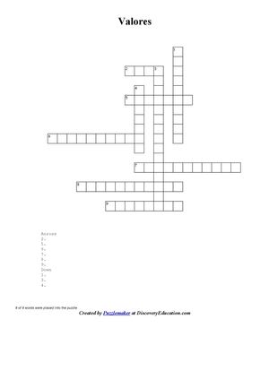 Criss Cross Puzzle