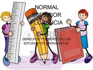 Derechos y Deberes de los Normalistas