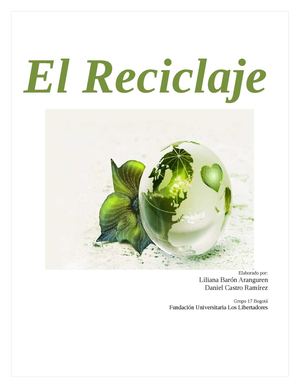 Contenido de El Reciclaje