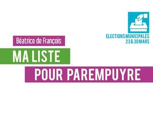 "Vivons Parempuyre" Béatrice de François avec ses colistiers 