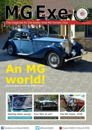 Exeter MCOC MGExe Magazine, March 2014