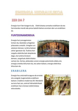 ENERGIA HIDRAULIKOA