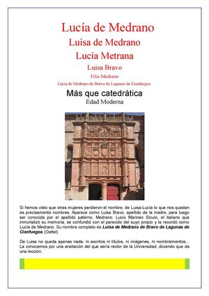 Luisa (Lucía) Medrano
