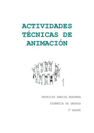 actividades animacion