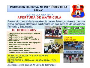 Institución Educativa Nº 150