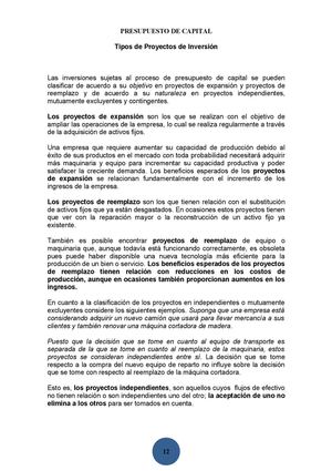 PRESUPUESTO DE CAPITAL  LAWRENCE GUITMAN