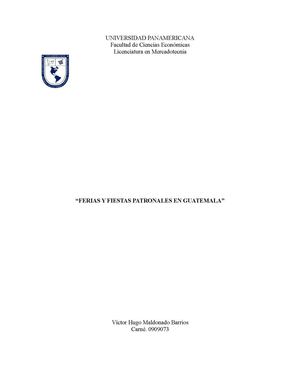Ferias y fiestas patronales en Guatemala
