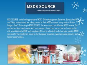 MSDS Company - Online MSDS Services