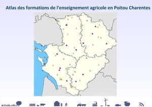 Atlas Enseignement Agricole Poitou Charentes