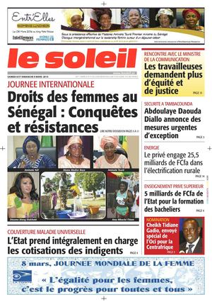 Edition du 8-9 Mars 2014