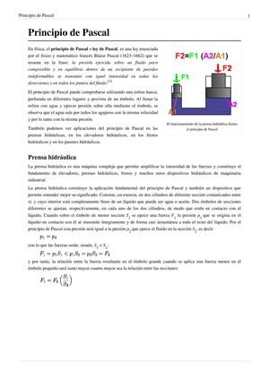Principio de Pascal