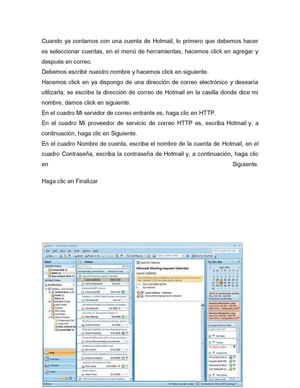 Configuración de Hotmail con Outlook