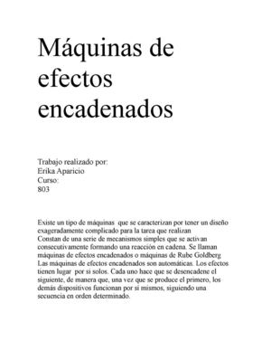 máquinas de efectos encadenados 