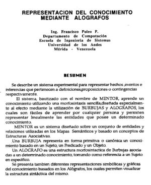 Burbujas y Alografos