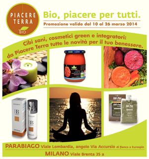 Piacere Terra: volantino 10/03