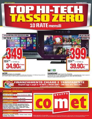 Volantino Comet dal 1/3 al 27/03/2014