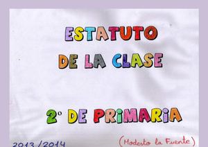 Estatuto de la clase (2º EP)