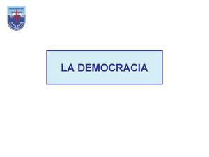 CONCEPTOS DE DEMOCRACIA