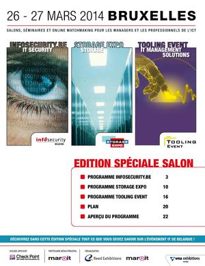 Edition Spéciale Salon | Infosecurity Belgium, Storage Expo, The Tooling Event 2014