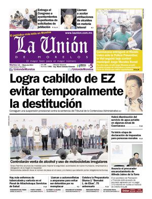 La Unión de Morelos 11 Marzo 2014