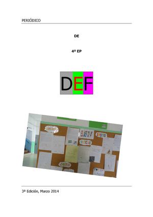 DEF de 4º EP (3ª edición)