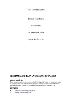 Herramientas Para la Elaboracion De Una Red