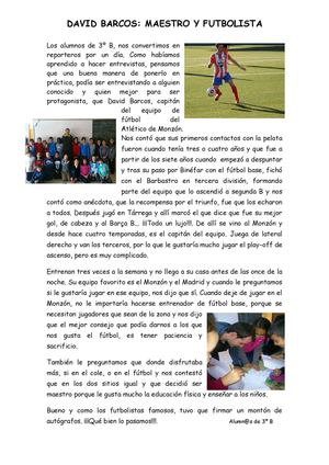 Entrevista a David Barcos