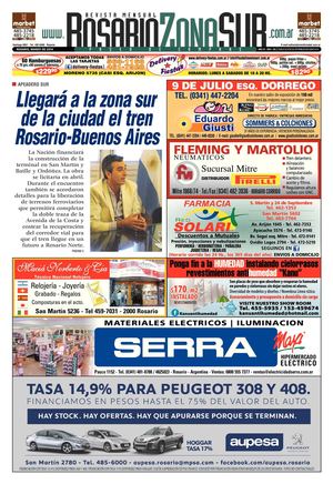 Periodico Rosario Zona Sur, edición Nro. 128