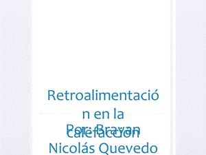 retroalimentacion