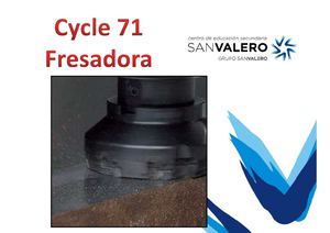 Cycle71(Planeado) fresadora CNC