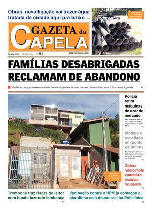 Gazeta da Capela dia 12 de março