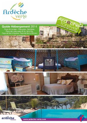 Guide hébergements Ardèche Verte 2014