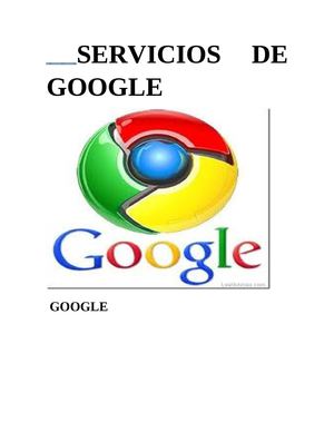 servicios de google