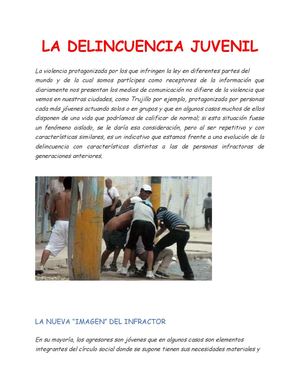DELINCUENCIA JUVENIL
