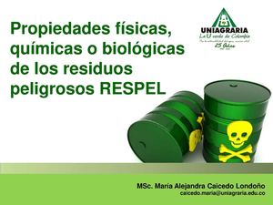 (2) residuos peligrosos