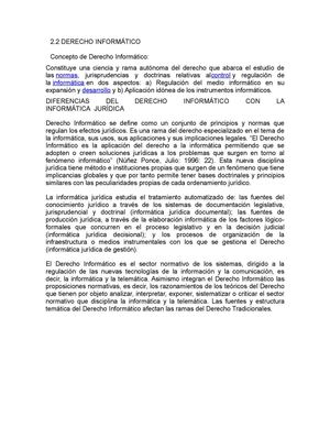 Derecho Informatico