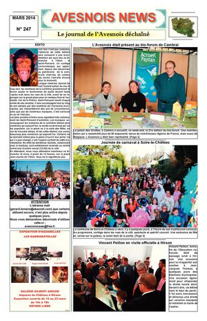AVESNOIS NEWS N° 247