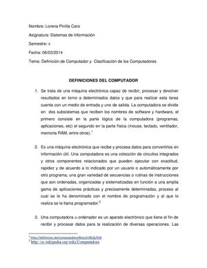 EL COMPUTADOR Y SUS CARACTERISTICAS