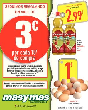 Oferta válida del 13 al 26 de marzo 2014