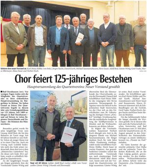 Jahreshauptversammlung 2014 NW
