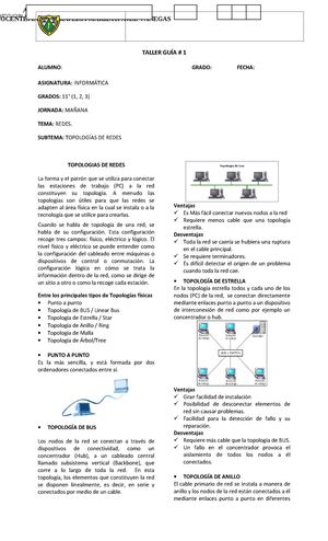 TOPOLOGÍAS FÍSICAS DE RED 11°