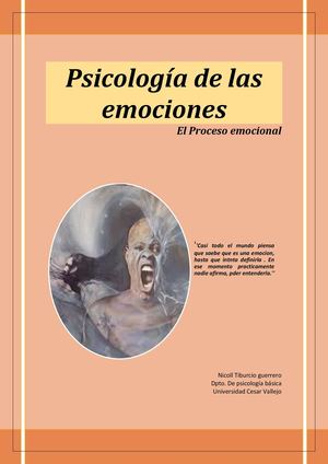 UNA MIRADA A LA PSICOLOGIA DE LAS EMOCIONES