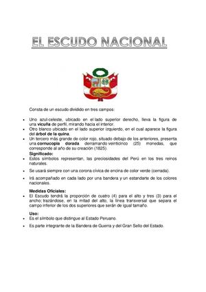 Consta de un escudo dividido en tres campos