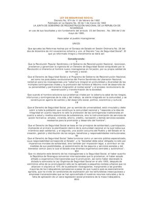 Ley de seguridad social