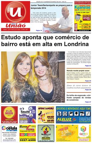 Jornal União - Edição da 1ª Quinzena de Março de 2014