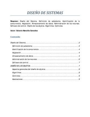 Diseño de sistemas - Fundamentos