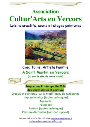 Calaméo - Programme 2014 des stages et randonnées dessin et peinture de ...