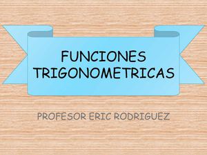 funciones trigonometricas