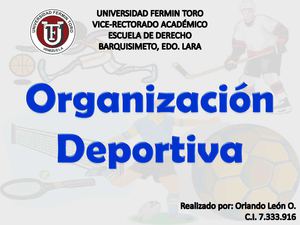 Organización Deportiva..